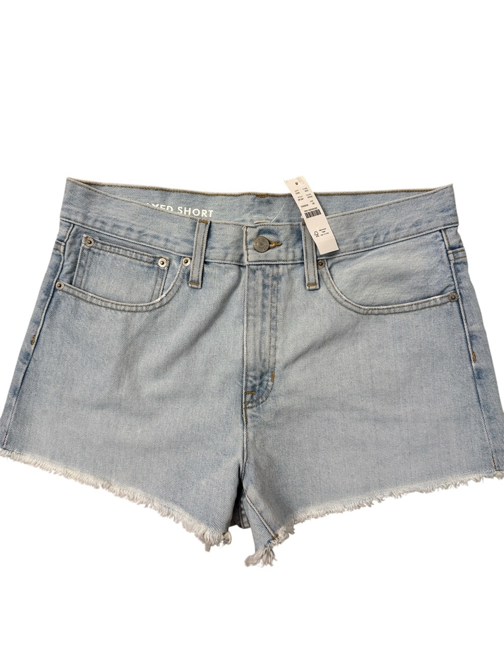 NWT J.Crew relaxed denim shorts. Light Blue Cutoff Shorts Size 28